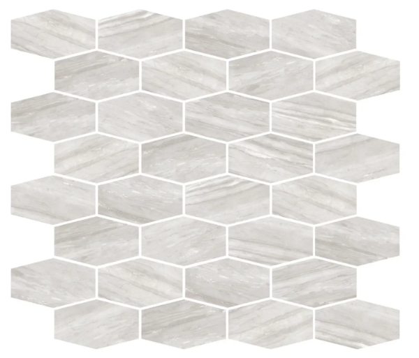 Picture of Chesapeake Flooring - Savoy Hex Mosaic Alaska Grey Matte