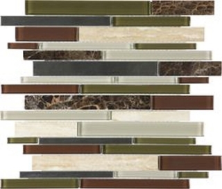 Picture of Chesapeake Flooring - Stainless Mosaic Deep Grotto