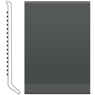 Picture of Roppe - 4 Inch 1/8 Vinyl Cove Base Black Brown