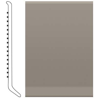 Picture of Roppe - 4 Inch 1/8 Vinyl Cove Base Pewter