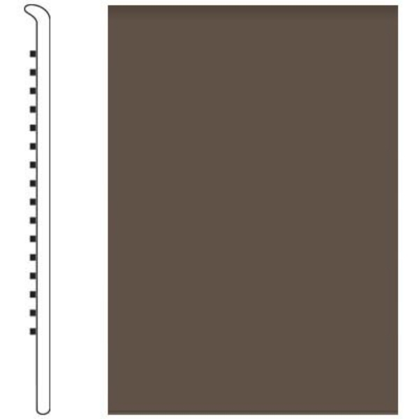 Picture of Roppe - 700 Series Wall Base 4 (No Toe Base) Light Brown