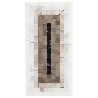 Picture of SOHO Studio Corp - Imogen Rectangle Saint Laurent Brown