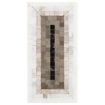 Picture of SOHO Studio Corp - Imogen Rectangle Saint Laurent Brown