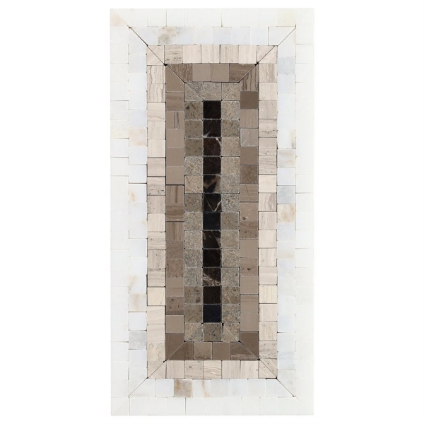Picture of SOHO Studio Corp - Imogen Rectangle Saint Laurent Brown