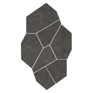 Picture of SOHO Studio Corp - Motley Organic Pattern Charcoal Black