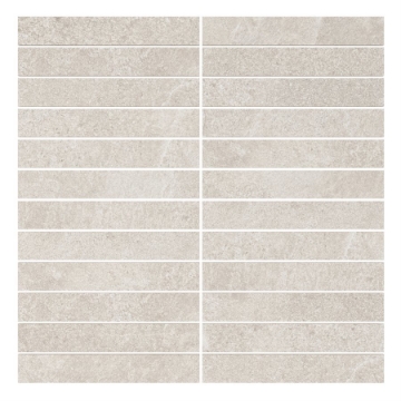 Picture of SOHO Studio Corp - Motley Stacked Mosaic Linen White