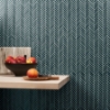 Picture of SOHO Studio Corp - Motek Herringbone Mosaic Polished Emerald Green