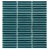 Picture of SOHO Studio Corp - Motek Tri Stacked Mosaic Polished Teal Crackled