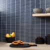Picture of SOHO Studio Corp - Motek Tri Stacked Mosaic Polished Royal Blue Crackled