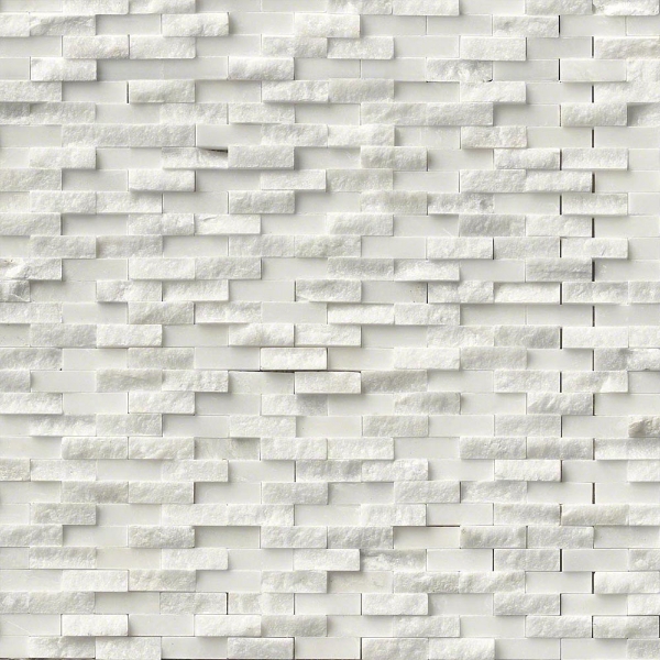 Picture of MS International - Marble Mosaics Splitface Arabescato Carrara