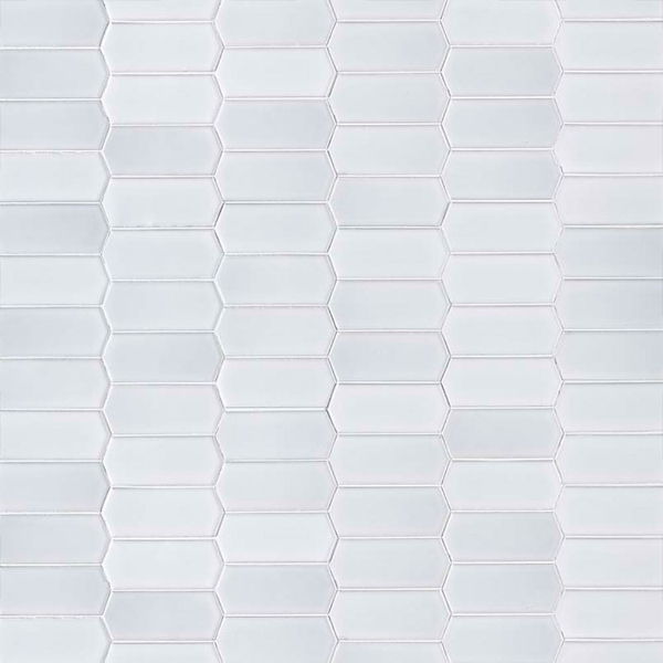 Picture of MS International - Retro Mosaic Glossy Bianco Picket