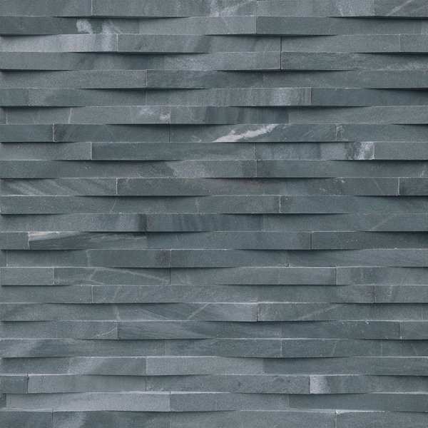 Picture of MS International - RockMount Stacked Stone Panels 3D 6 X 24 Cosmic Black Wave
