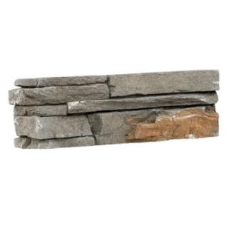 Picture of MS International - Terrado Manufactured Stacked Stone L Corners Denali Gray