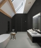 Picture of Roca - CC Mosaics Black Bright Pennyround