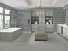 Picture of Roca - CC Mosaics Black White Matte Pennyround