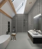 Picture of Roca - CC Mosaics White Black Basket Weave