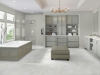Picture of Roca - CC Mosaics Plus Antique White Bright Herringbone
