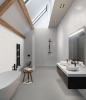 Picture of Roca - CC Mosaics Plus White Bright Beveled Brick