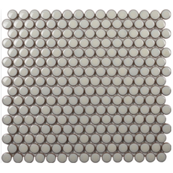 Picture of Roca - CC Mosaics Plus Cream Bright Pennyround