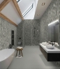 Picture of Roca - CC Mosaics Plus Mixed Gray Taupe White Bright Picket