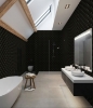 Picture of Roca - CC Textures 3 x 6 Black Matte Beveled
