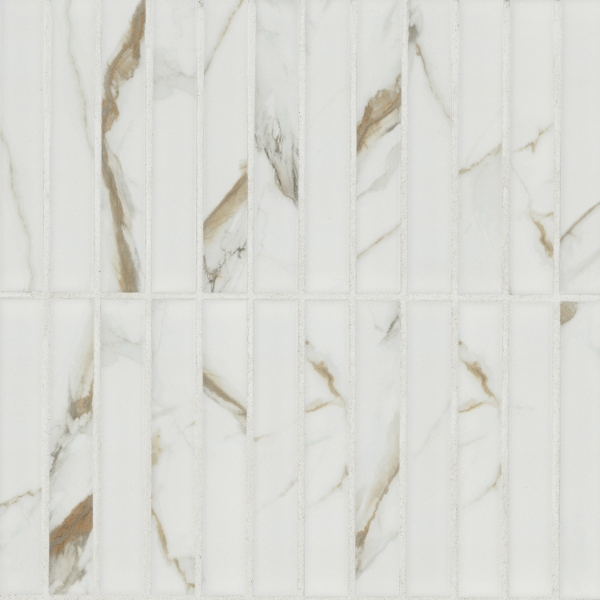 Picture of MS International - Glass Mosaic Other Calacatta Gold Matte