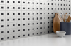 Picture of Emser Tile - Marble Pinwheel Mosaic Bianco Gioia