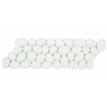 Picture of Bati Orient - Pebbles Reconstituted Round Border White