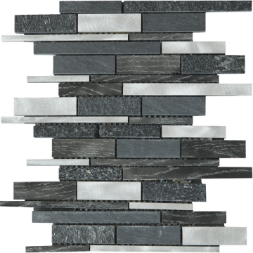 Picture of Bati Orient - Mix Mosaic Baguette Stone Grey/Black Aluminum Mix