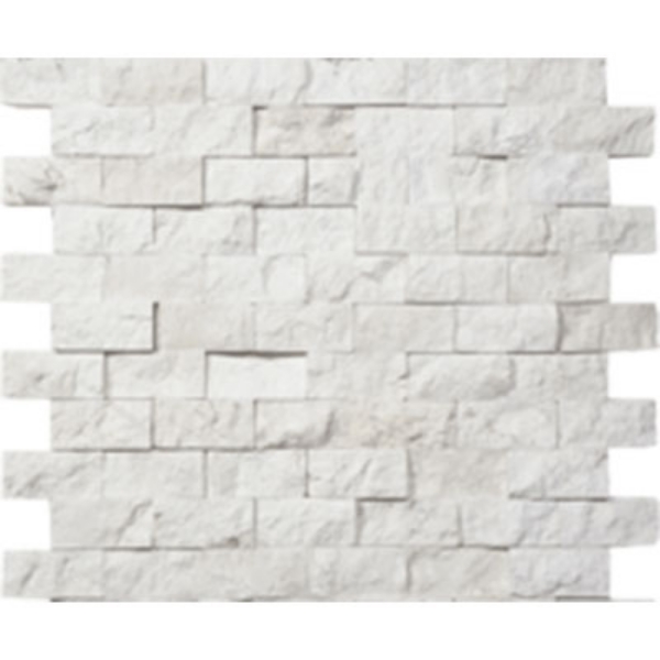 Picture of Tesoro - Pietra Antica Antiqued Stones Split Face Mosaic 1 x 2 Imperial Pearl