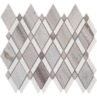 Picture of Tesoro - Pietra Antica Antiqued Stones Diamond Banded Mosaic Skyline