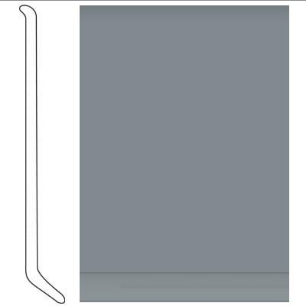 Picture of Tarkett - Traditional Wall Base with Toe 1/8 4 Inch Medium Grey