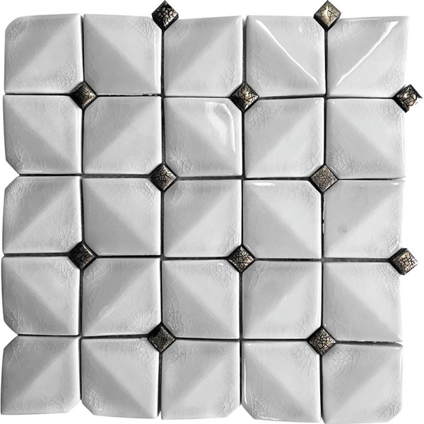 Picture of MiR Mosaic - Ceramique Pillow White
