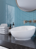 Picture of MiR Mosaic - Color Palette Mosaic 1 x 1 Gloss Aqua