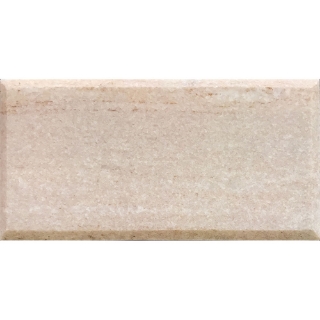 Picture of MiR Mosaic - Field Tile 3 x 6 Beveled Polished Crystal Sand