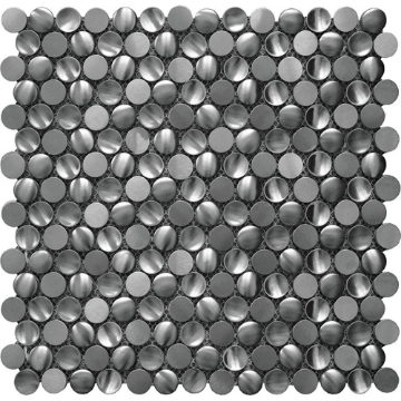 Picture of MiR Mosaic - Metallico Mosaics Shaped Metal Circle