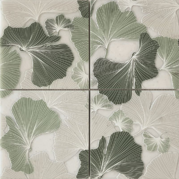 Picture of MiR Mosaic - Flora Gingko Green