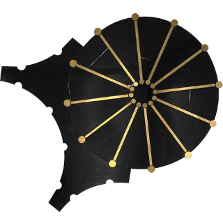 Picture of MiR Mosaic - Rockefeller Sunburst Black