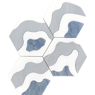 Picture of MiR Mosaic - Waterjet Storm Blue