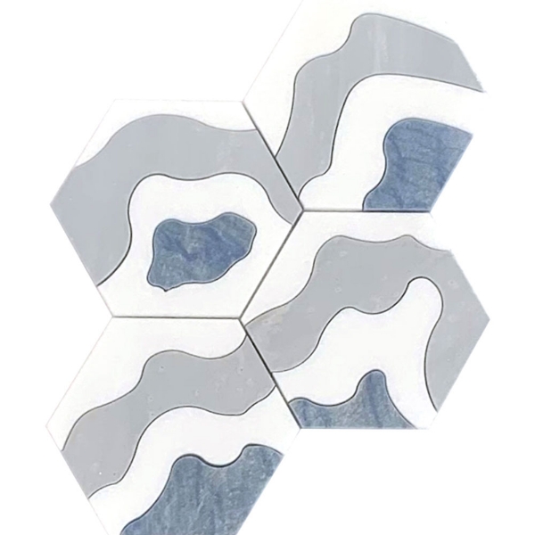 Picture of MiR Mosaic - Waterjet Storm Blue