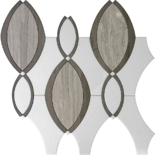 Picture of MiR Mosaic - Waterjet Mosaics Raindrop 1