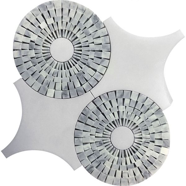Picture of MiR Mosaic - Waterjet Mosaics Snowflake