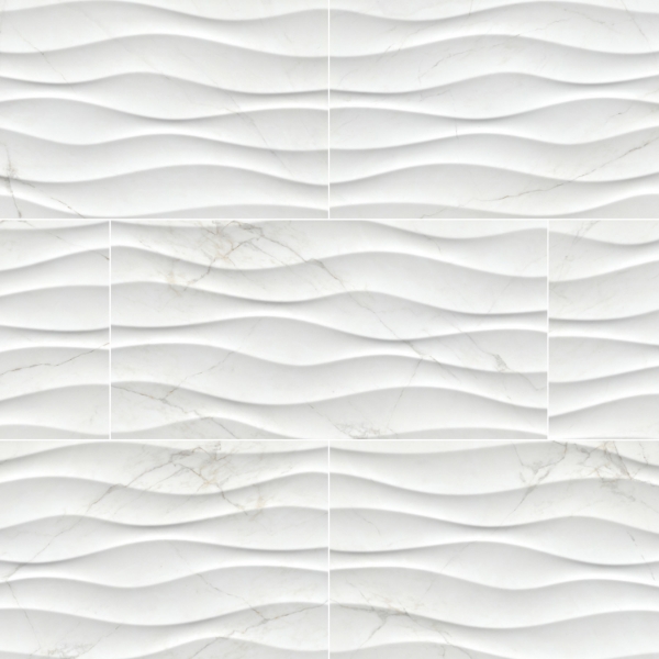 Picture of MS International - Dymo 12 x 24 Calacatta Wavy White