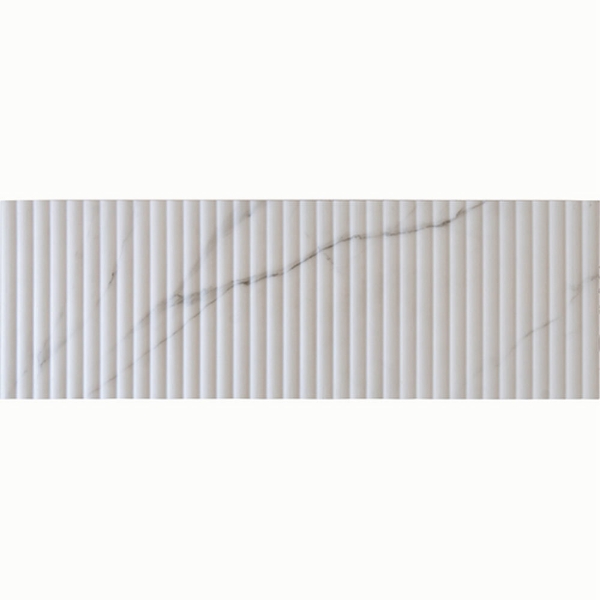 Picture of MiR Mosaic - Impressions 12 x 36 Fluted Carrara