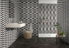 Picture of Roca - Rockart Mosaics Oval Nero Marquina Thassos