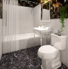 Picture of Roca - Rockart Mosaics Triangle Nero Marquina