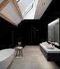 Picture of Roca - Color Collection 4 1/4 x 4 1/4 Bright Black Bright