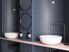 Picture of MiR Mosaic - Ridge 2 x 8 Navy Matte