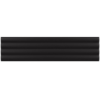 Picture of MiR Mosaic - Ridge Deco 2 x 8 Black Matte