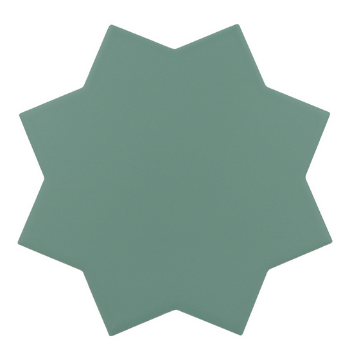 Picture of MiR Mosaic - Tangier Cross and Star Star Green